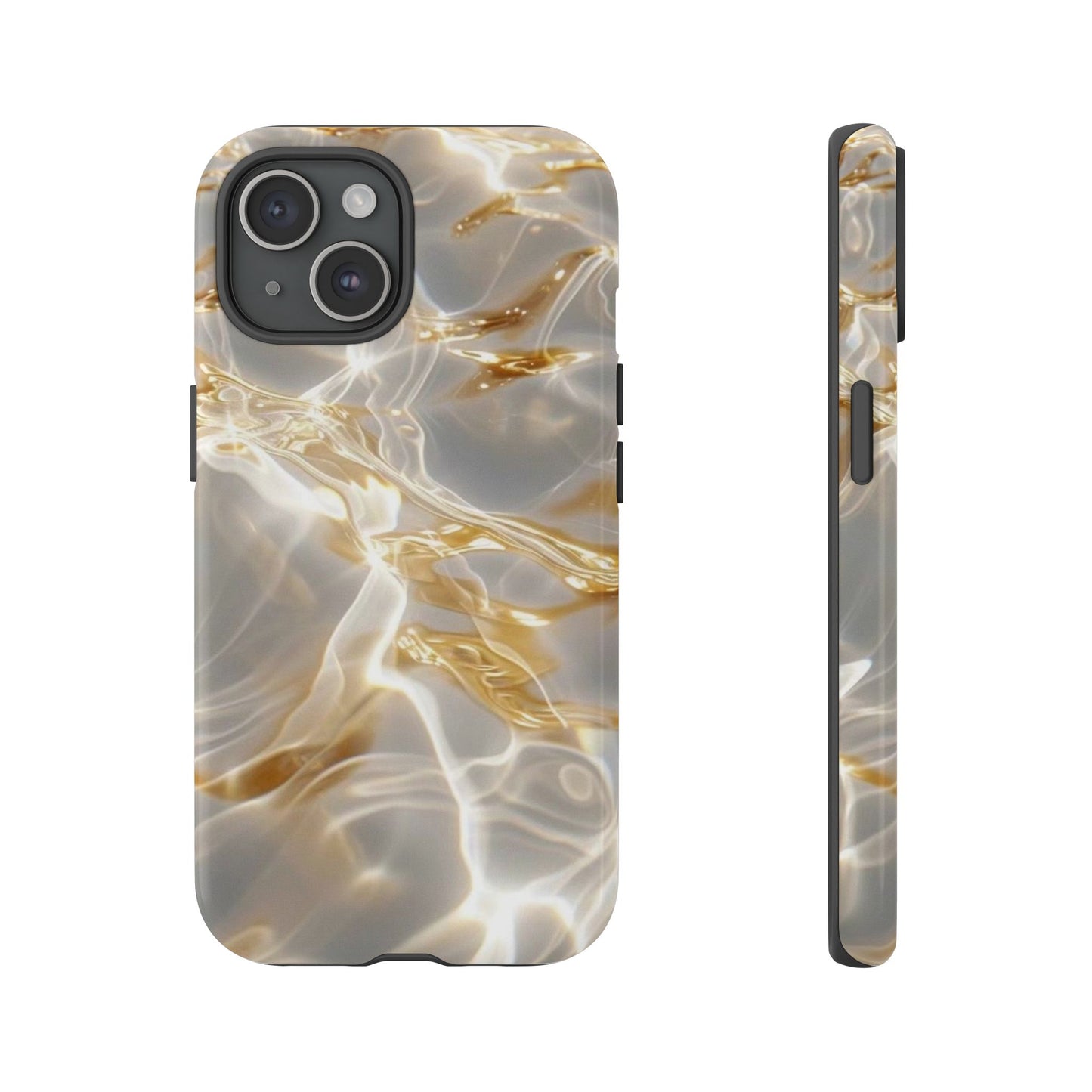 Golden Wave iPhone Case