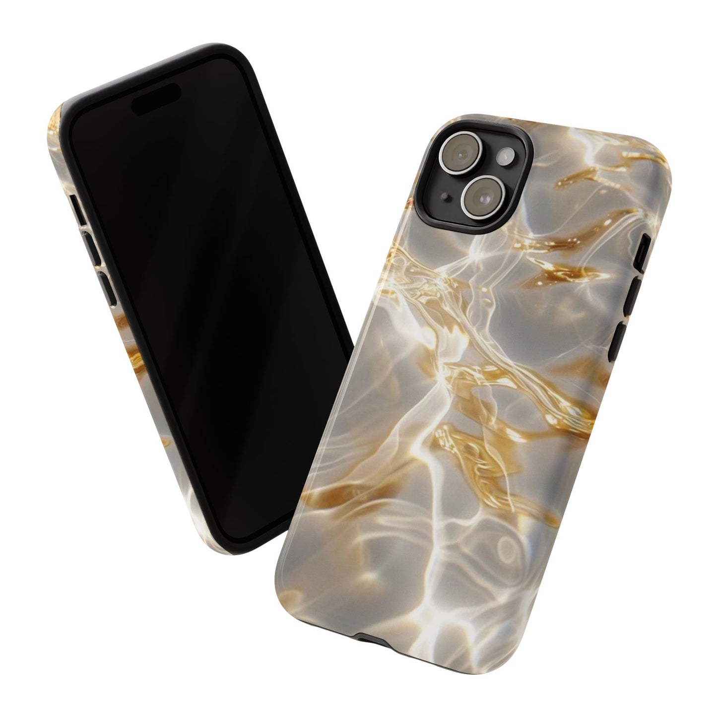 Golden Wave iPhone Case