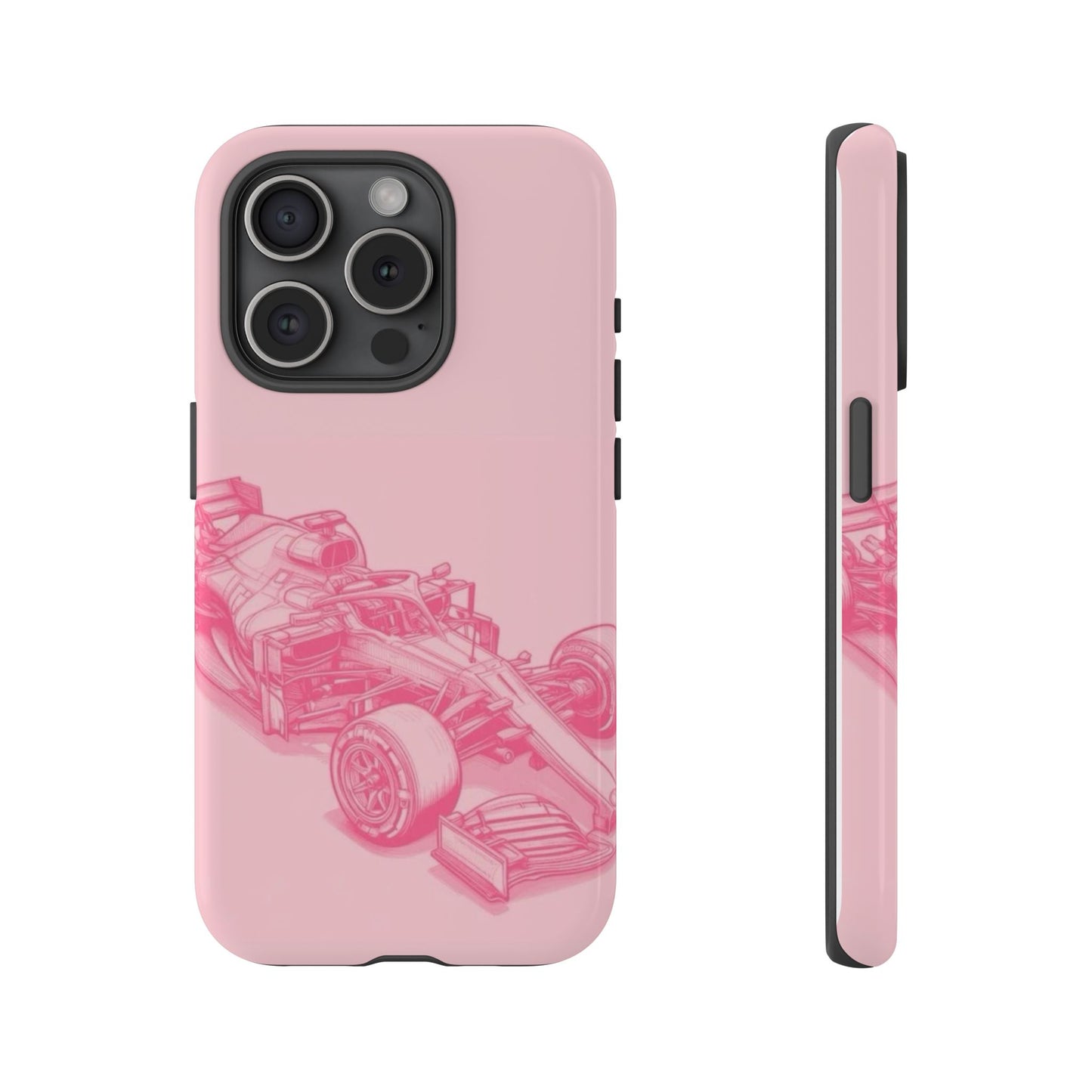 Pink Racecar iPhone Case