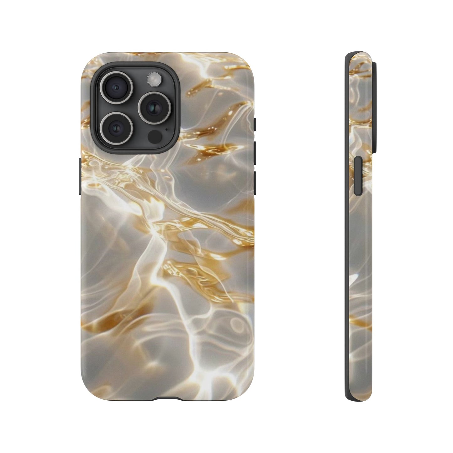 Golden Wave iPhone Case