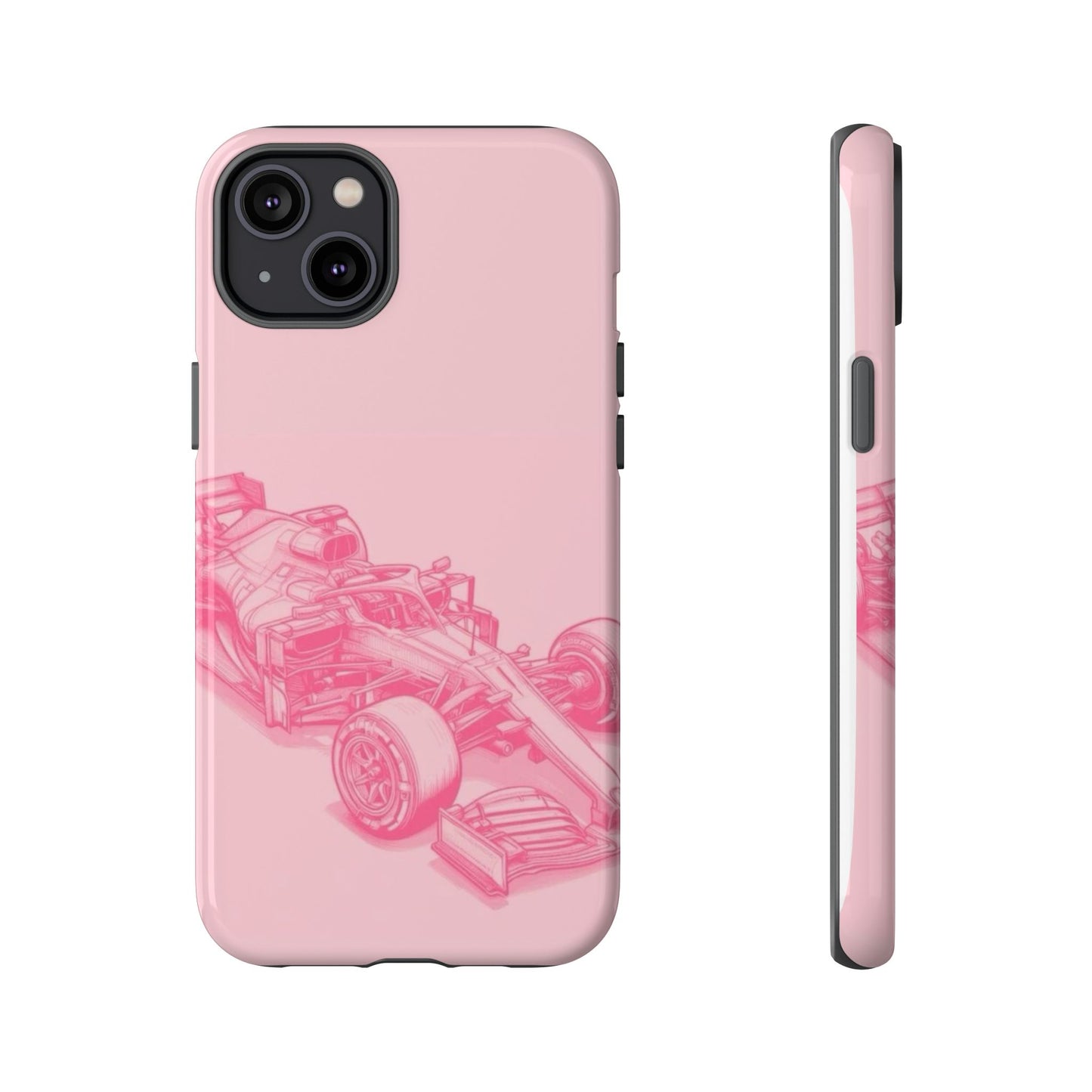 Pink Racecar iPhone Case