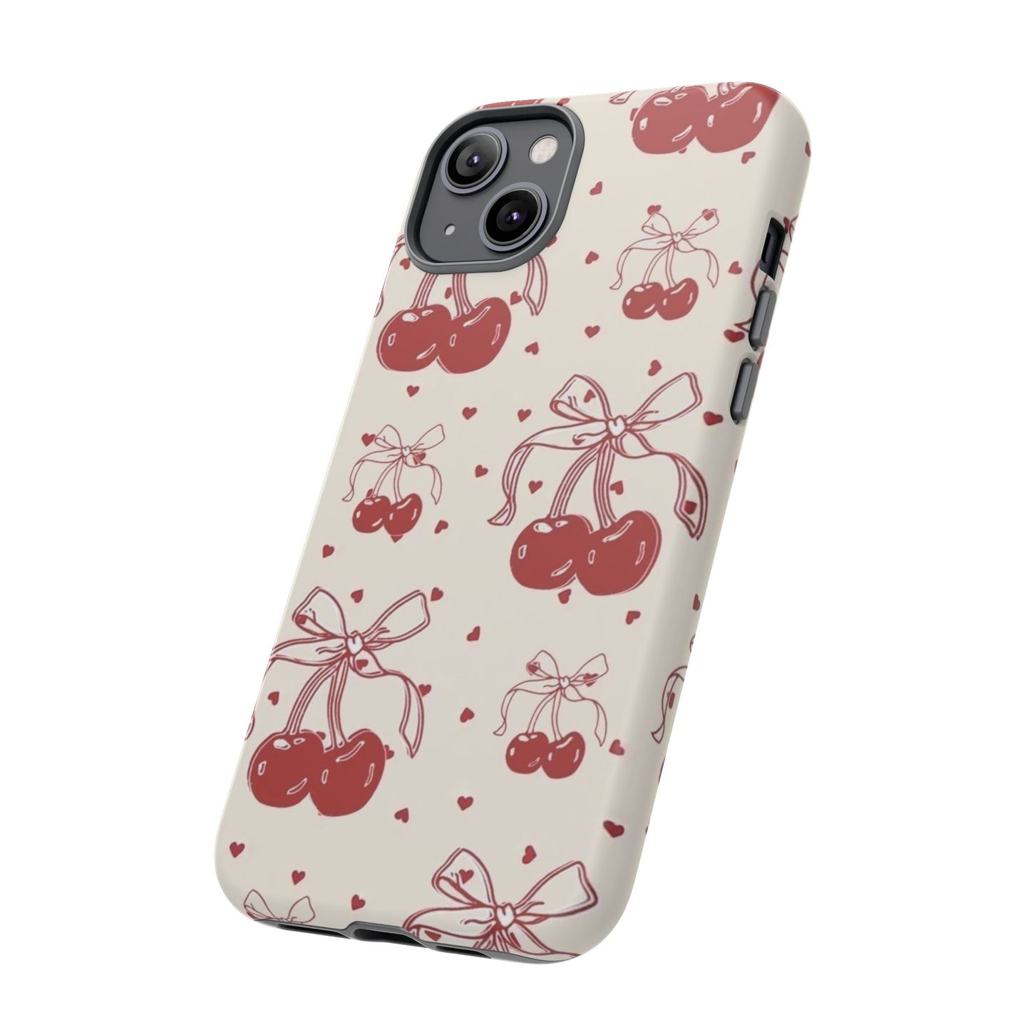 Cherry Bows iPhone Case