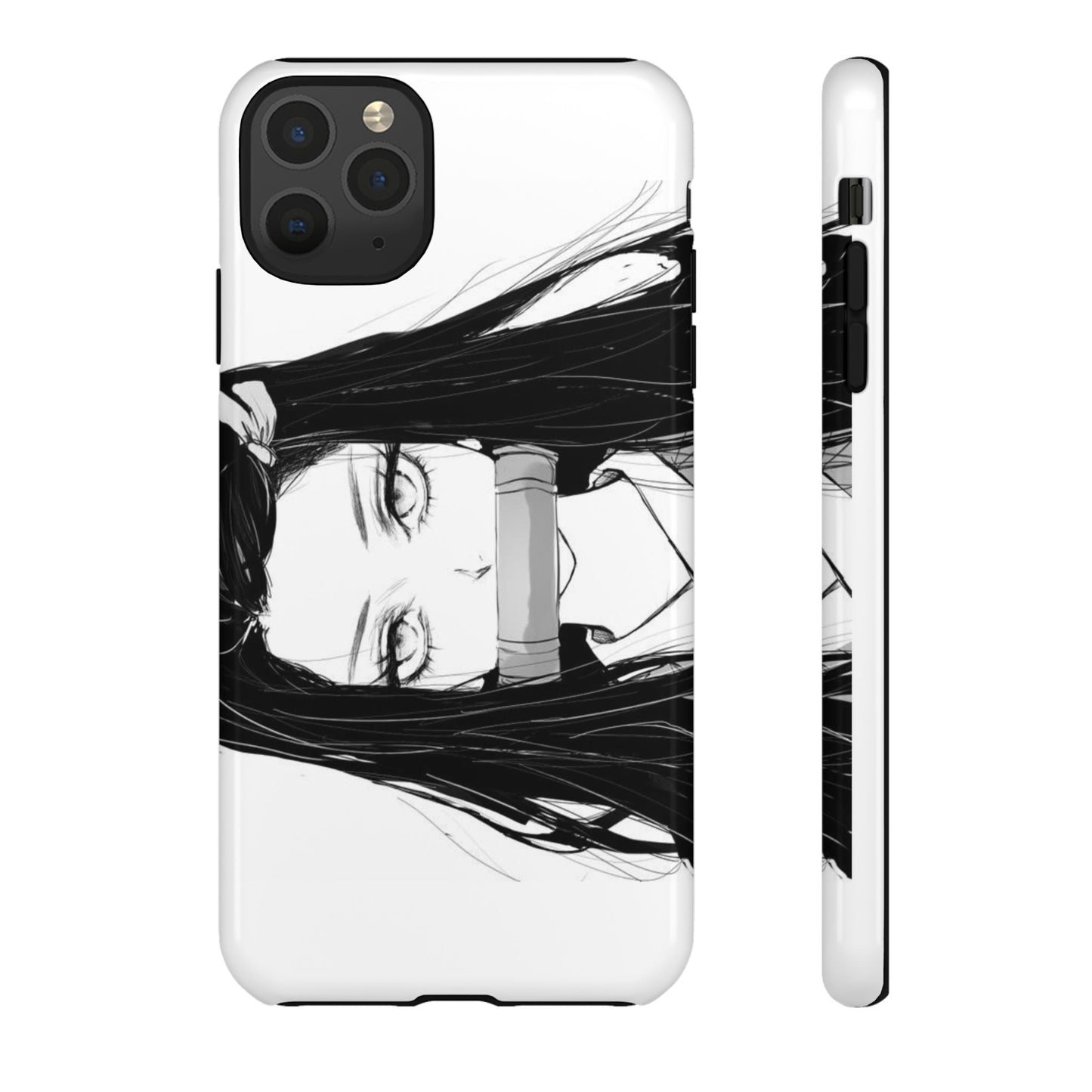 White Nezuko Kamado Clipart Phone Case