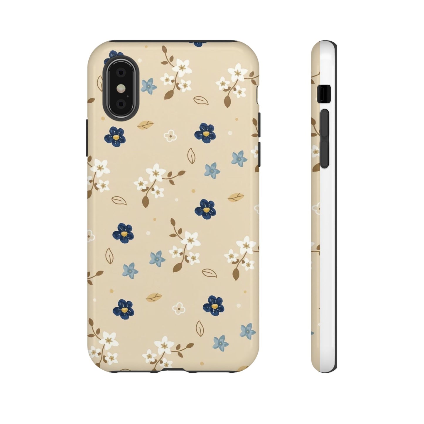 Navy Daisy Phone Case