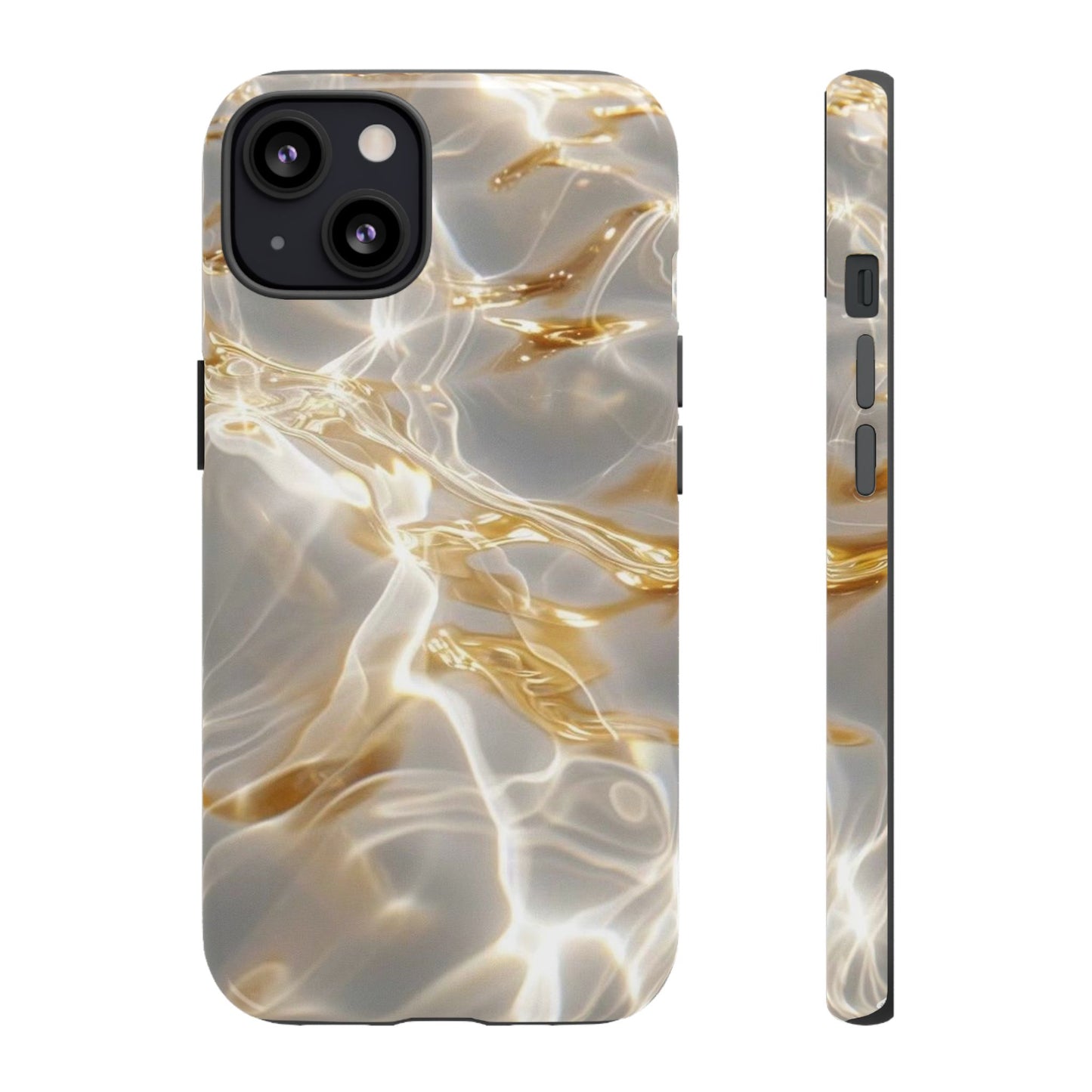 Golden Wave iPhone Case