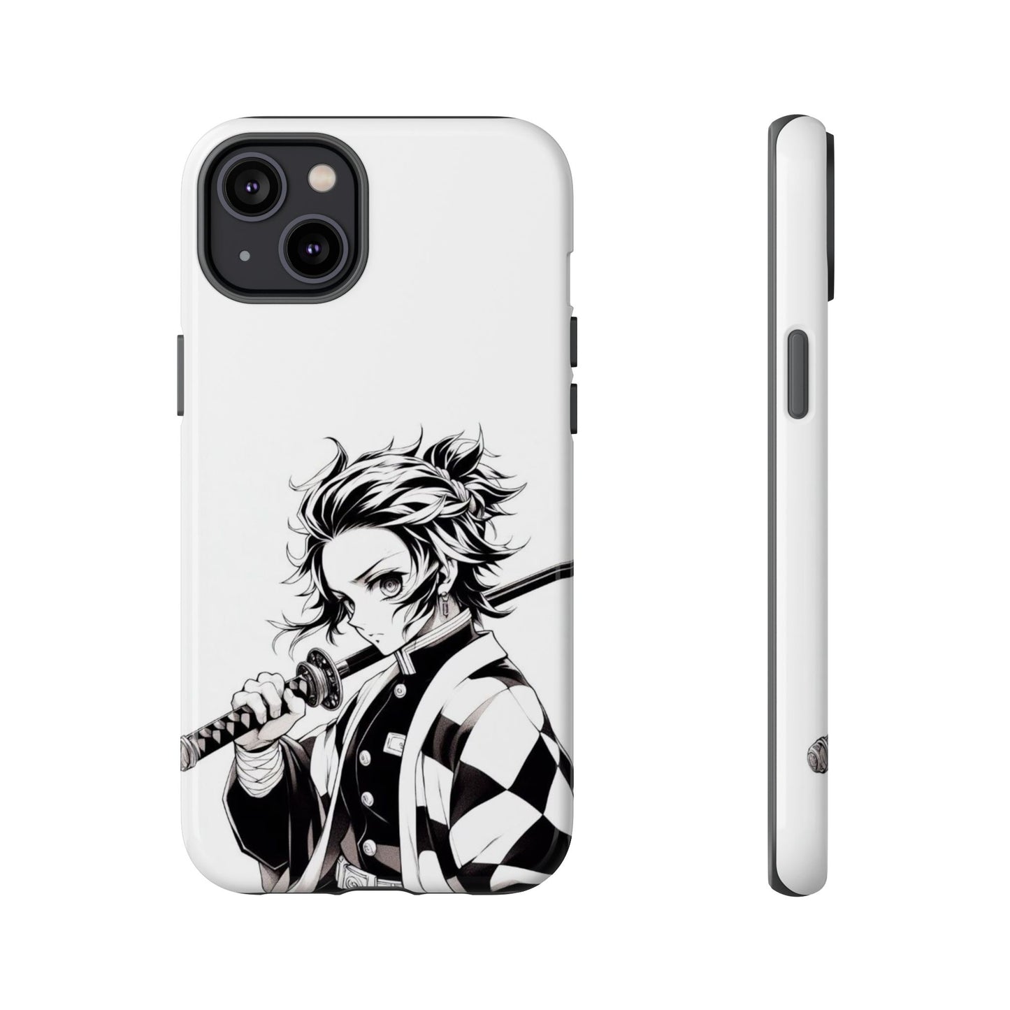 White Kamado Tanjiro Phone Case