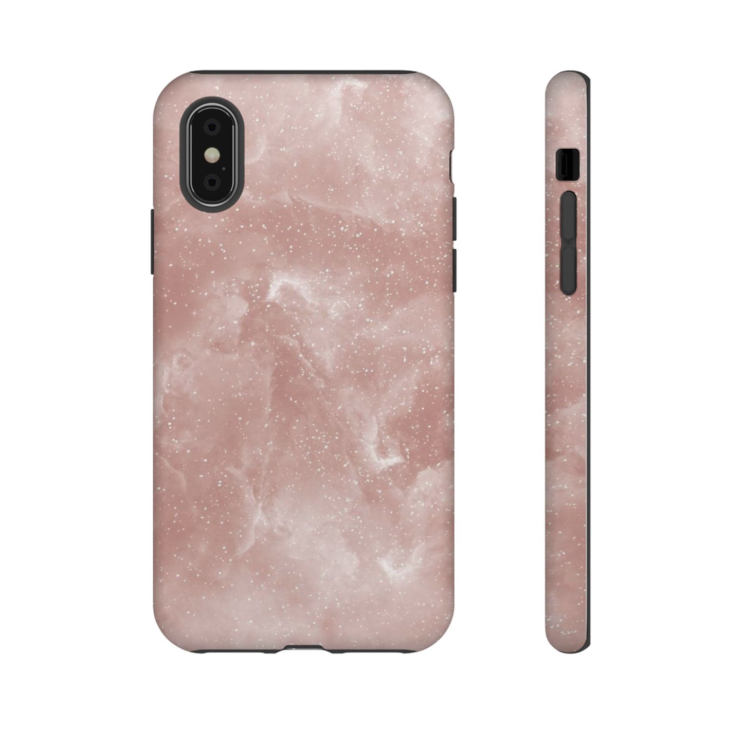 Rose Quartz Glitter iPhone Case