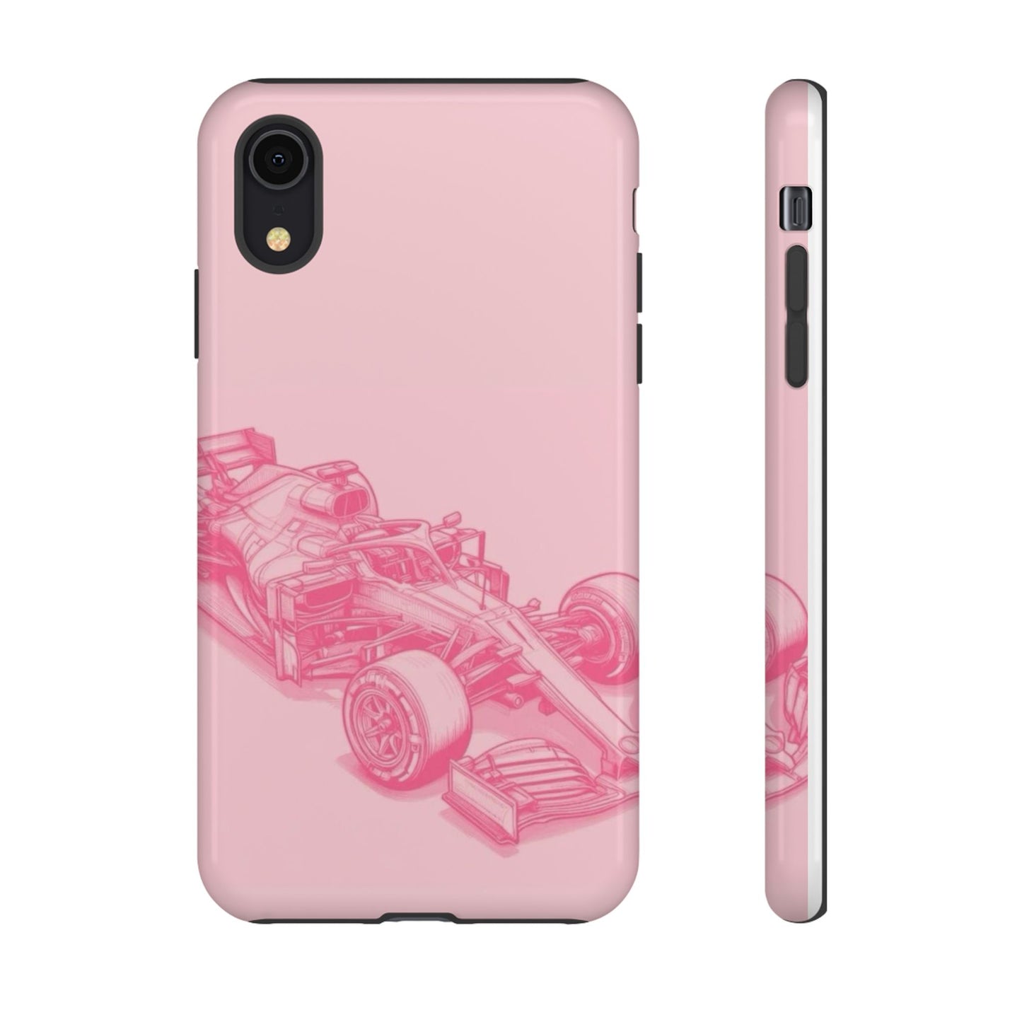 Pink Racecar iPhone Case