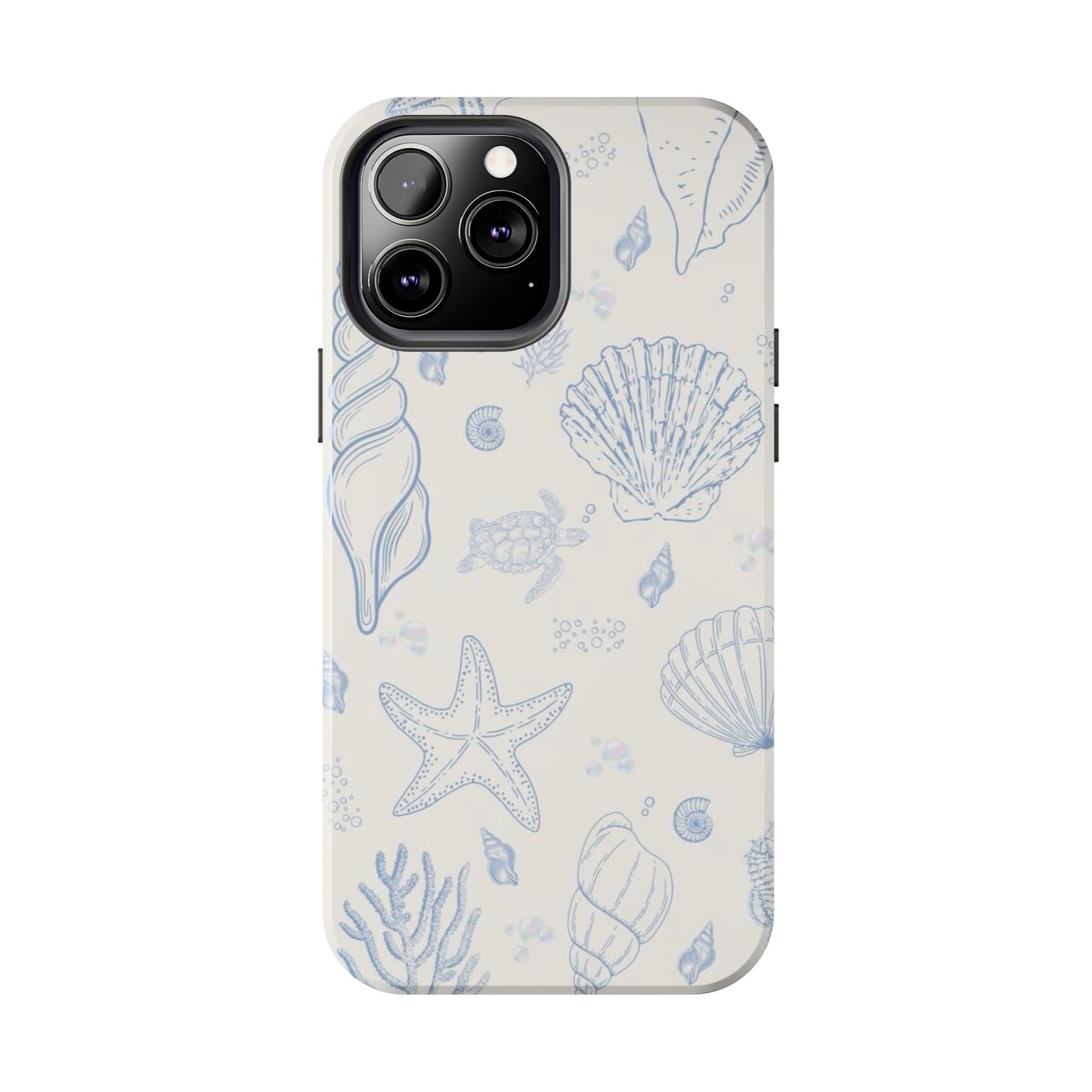 Blue Coastal Coral iPhone Case