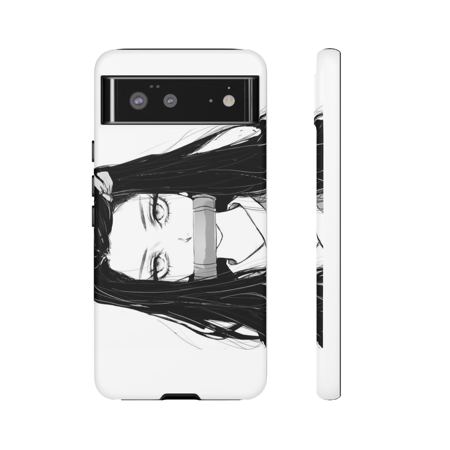 White Nezuko Kamado Clipart Phone Case