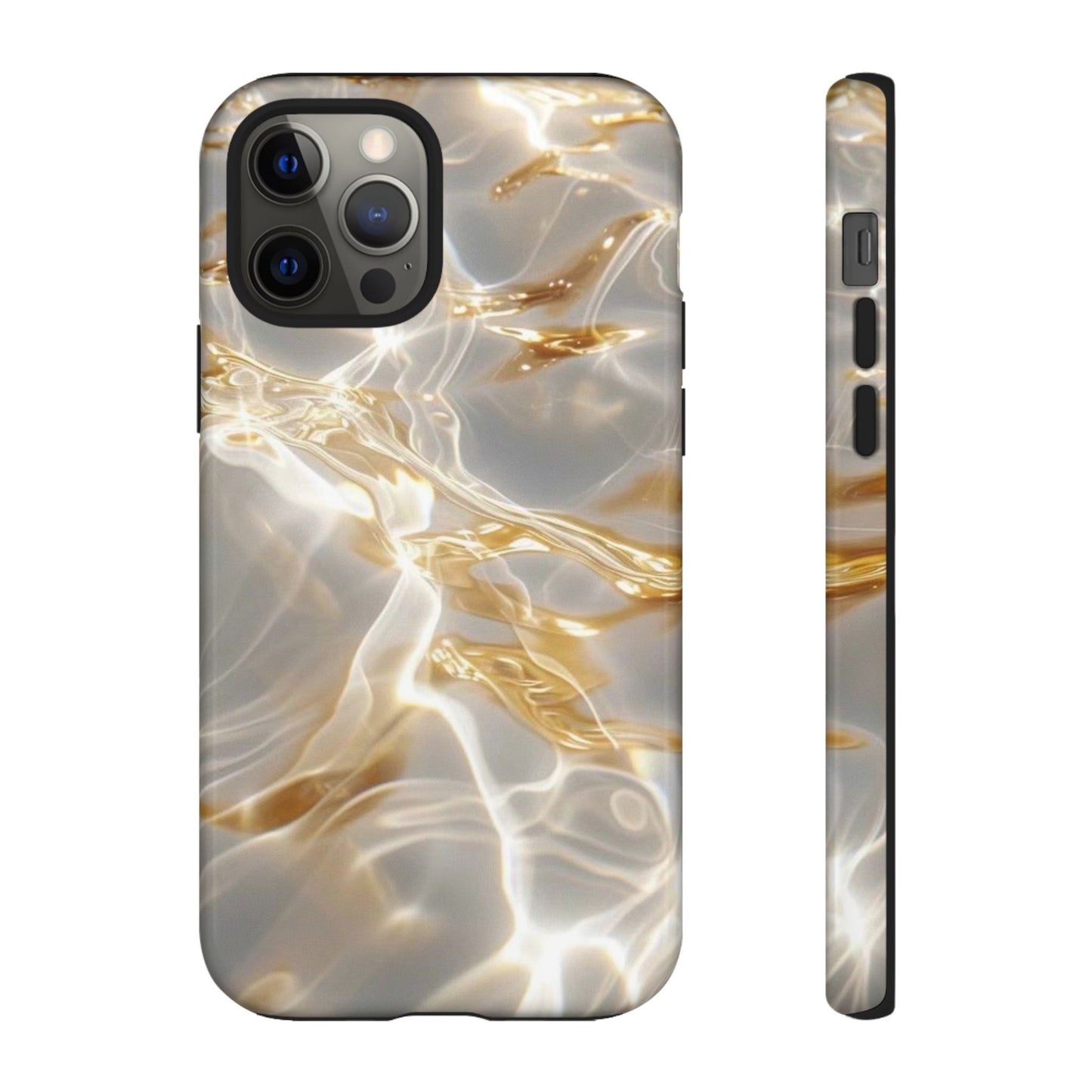 Golden Wave iPhone Case