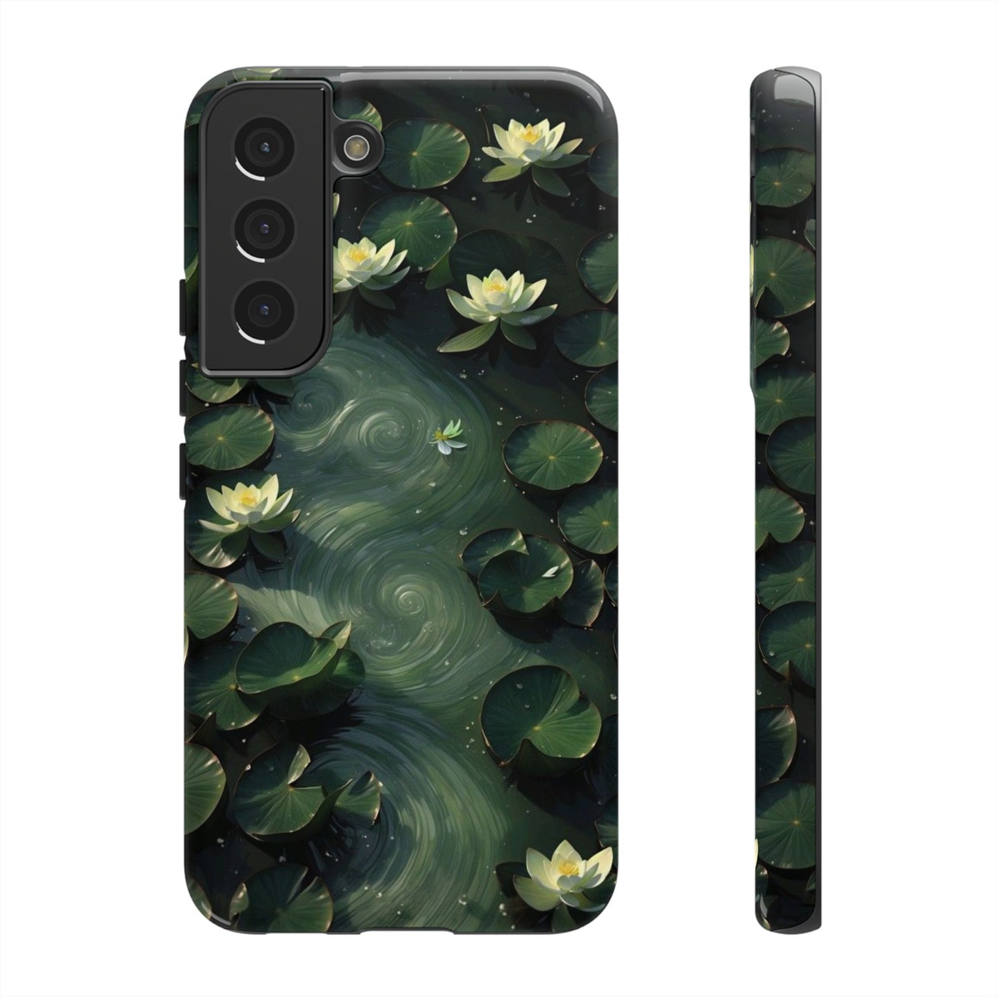 Lilypad Swirls iPhone Case