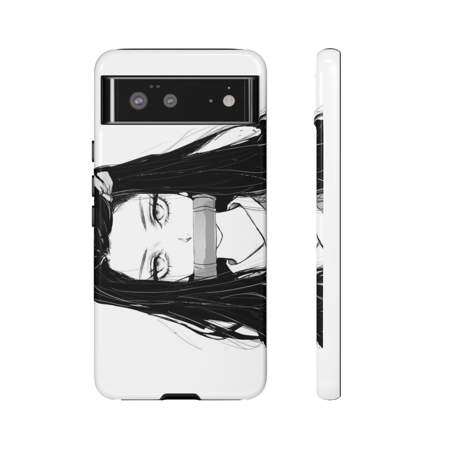 White Nezuko Kamado Clipart Phone Case