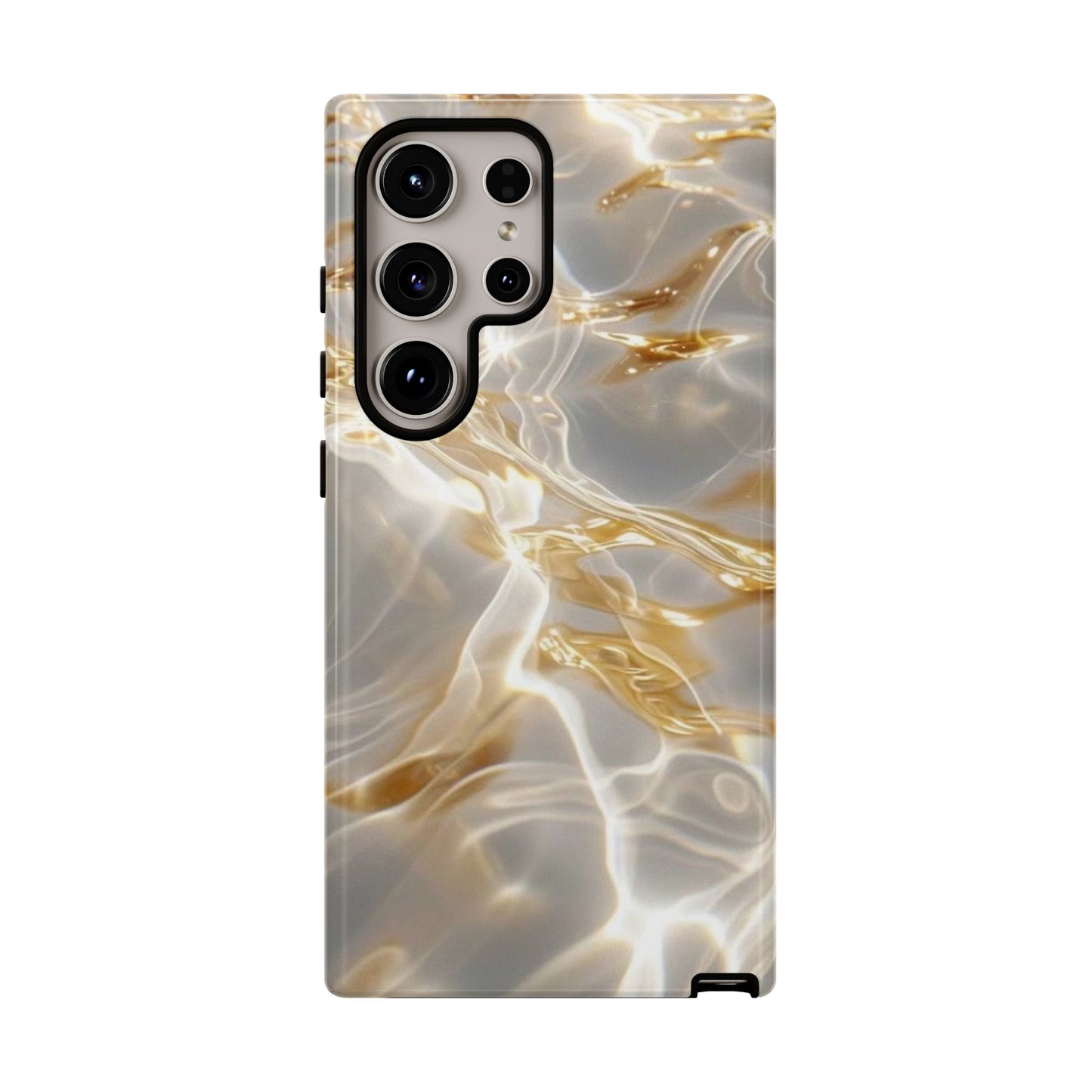 Golden Wave iPhone Case