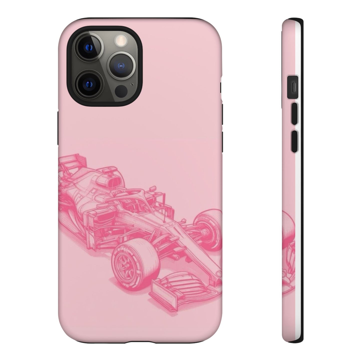 Pink Racecar iPhone Case