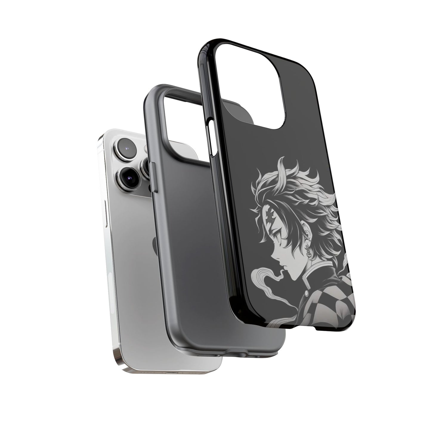 Black Kamado Tanjiro Phone Case