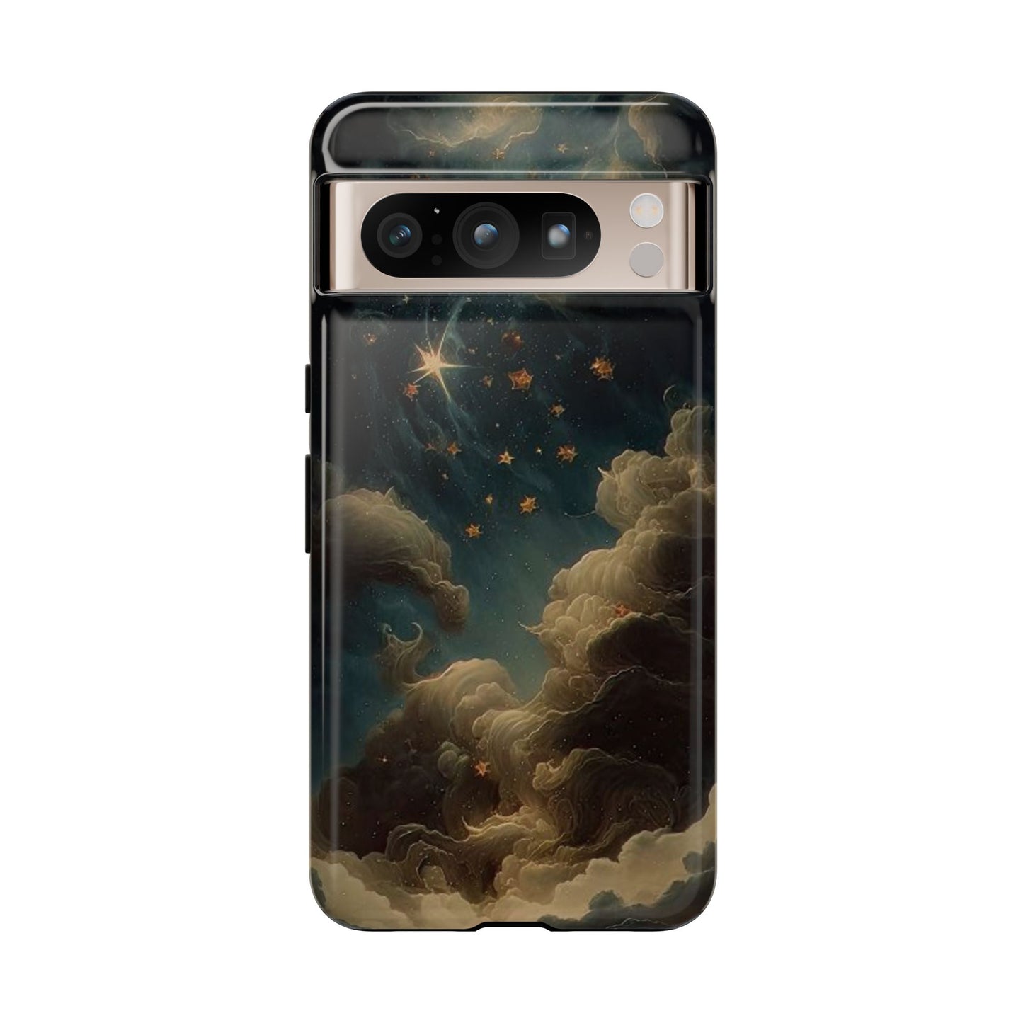 Cloudy Stars iPhone Case