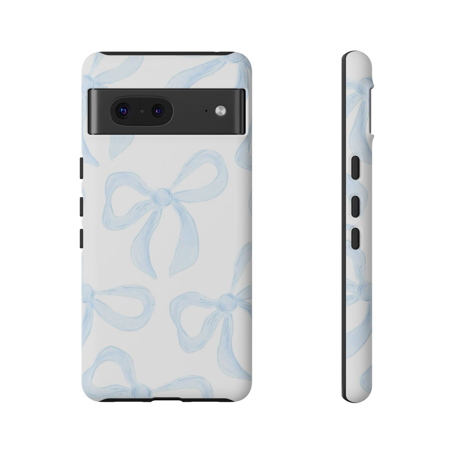 Blue Coquette Bow iPhone Case