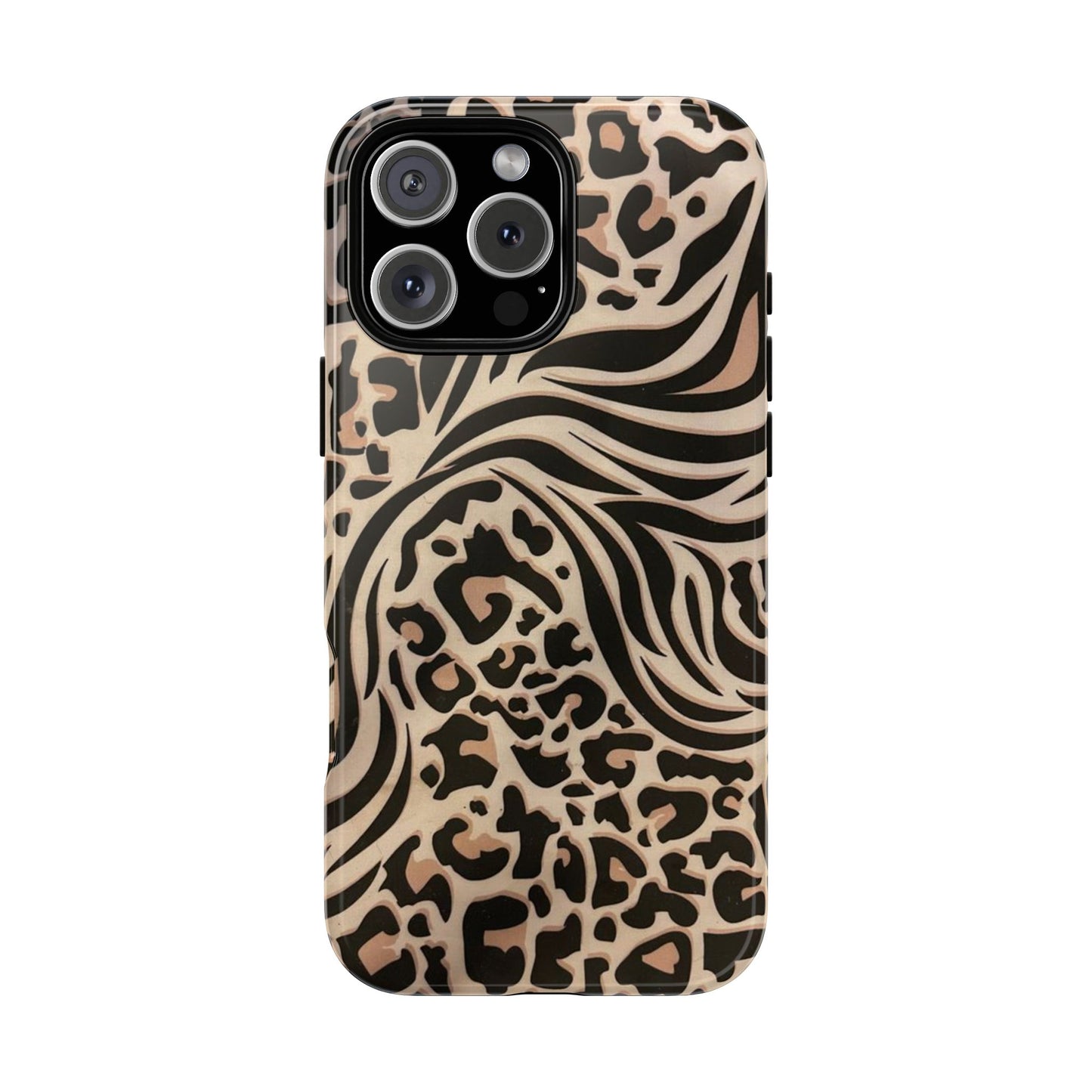 Cheetah Zebra iPhone Case