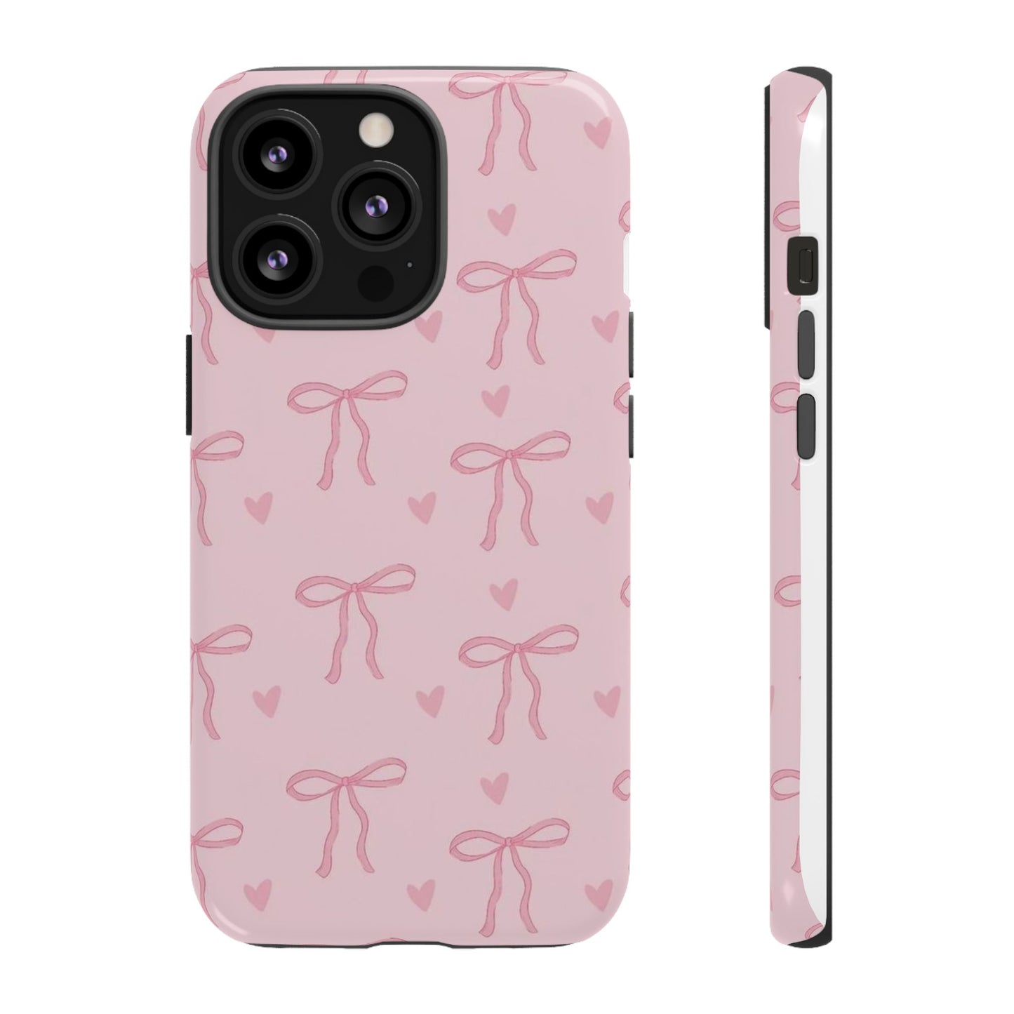 Bows and Hearts iPhone Case