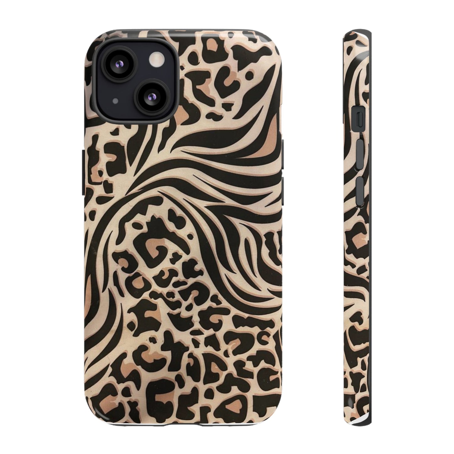 Cheetah Zebra iPhone Case