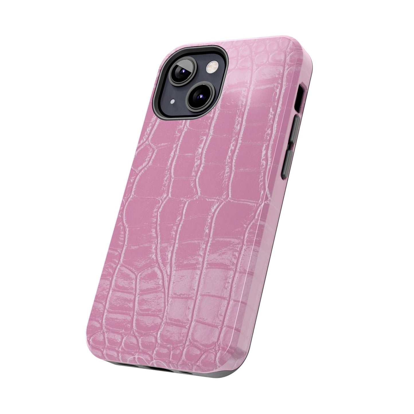 Pink Leather iPhone Case