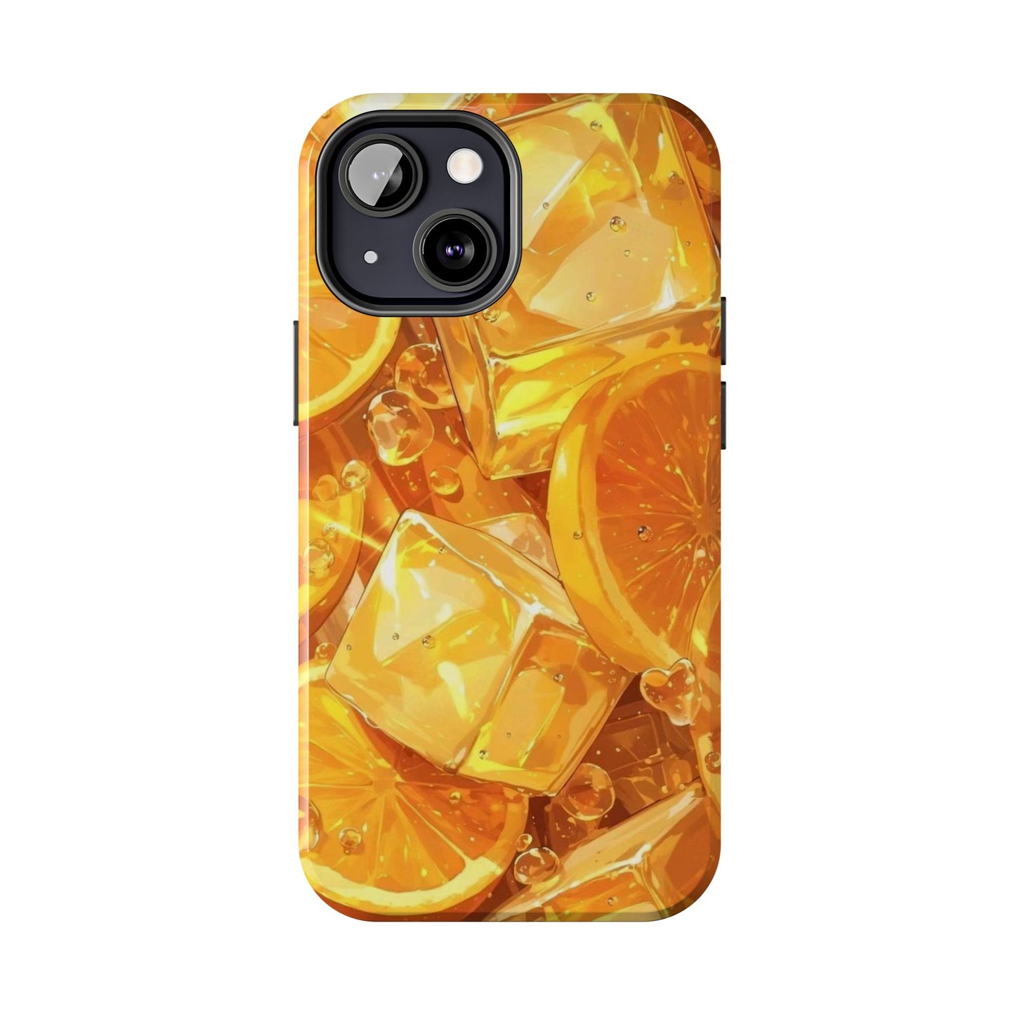 Icy Orange iPhone Case