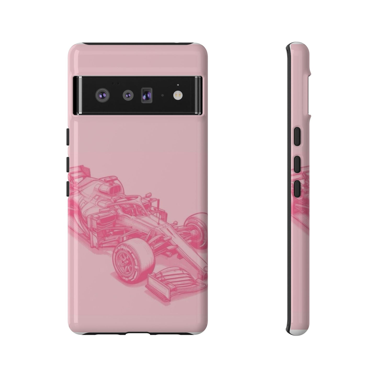 Pink Racecar iPhone Case