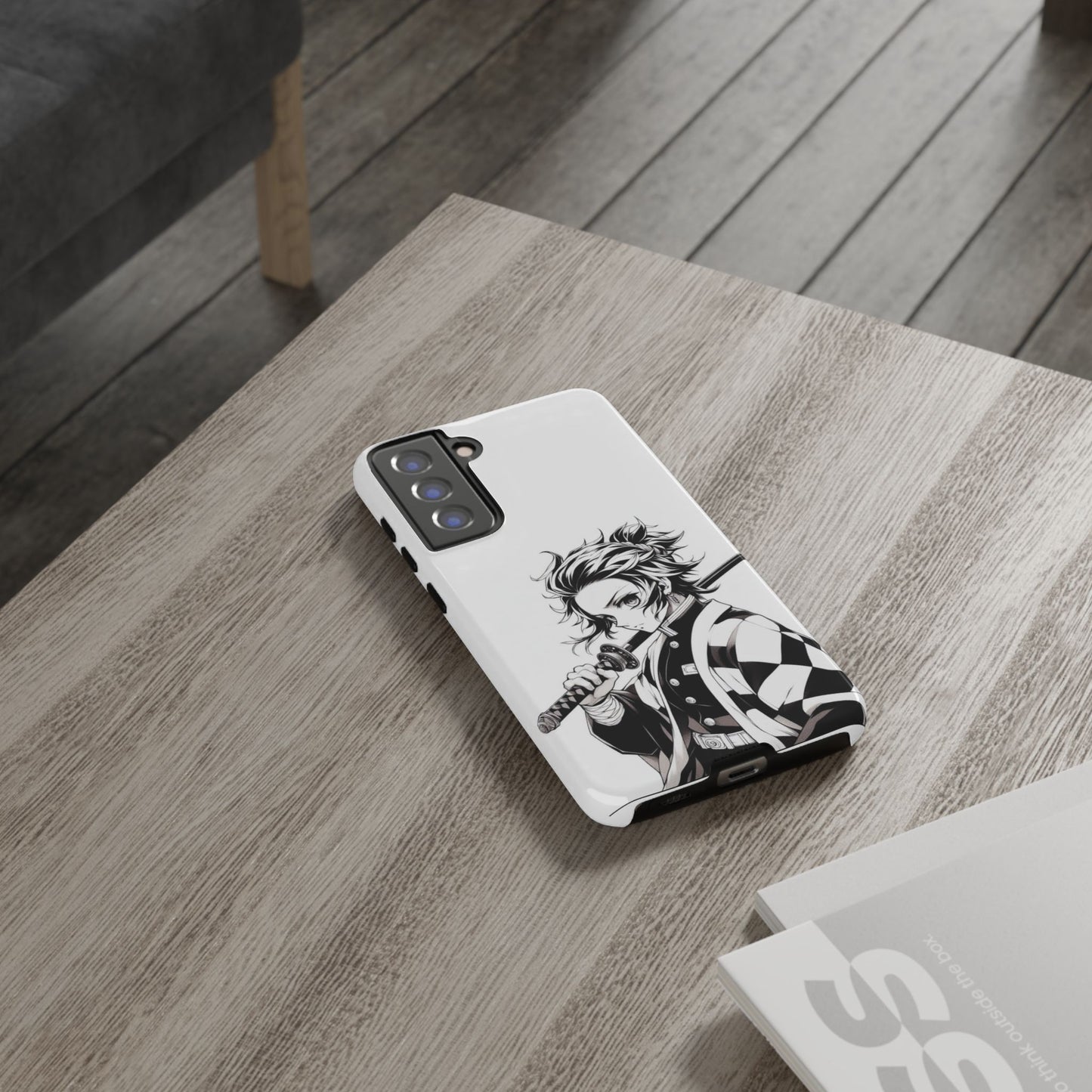 White Kamado Tanjiro Phone Case