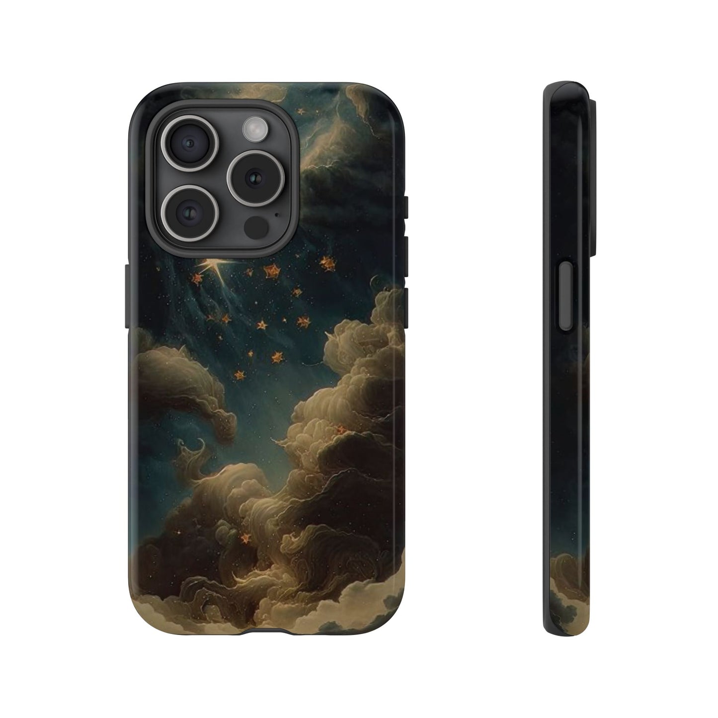 Cloudy Stars iPhone Case