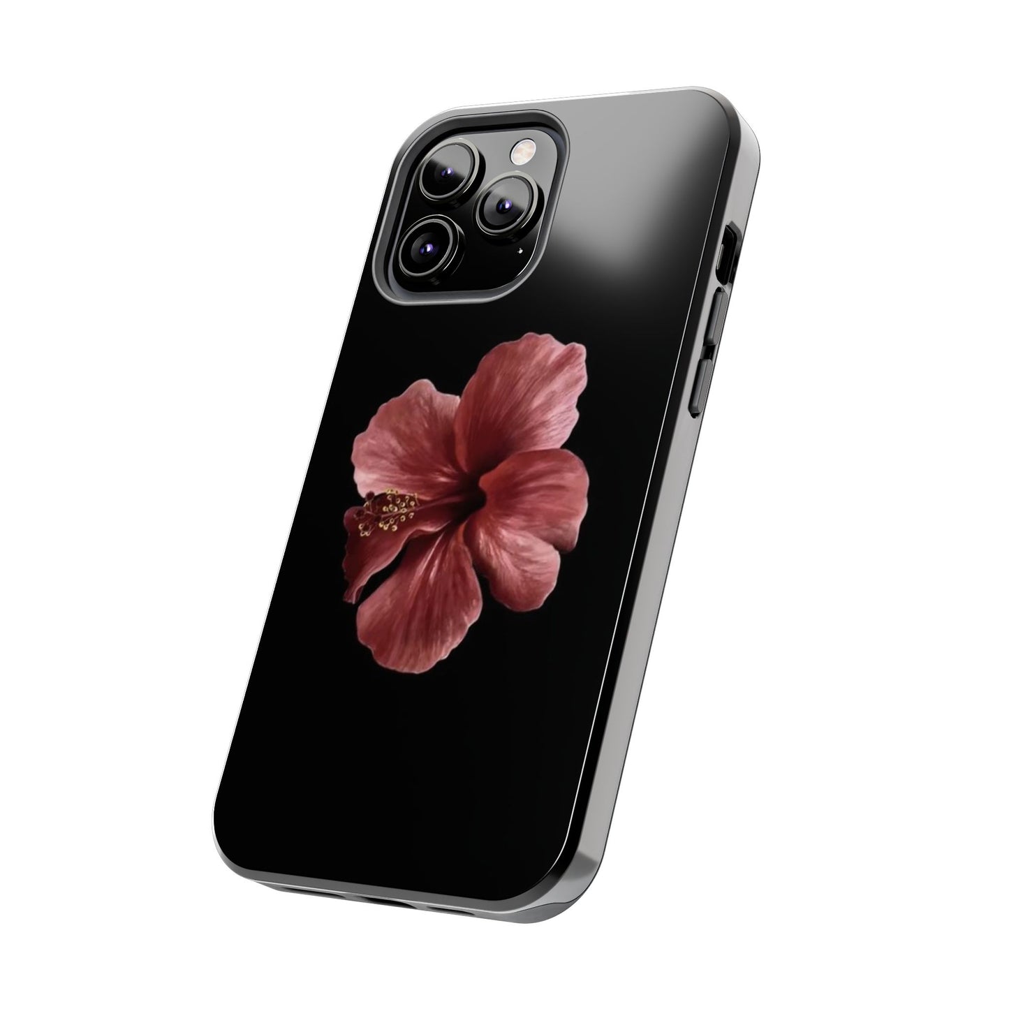 3D Hibiscus iPhone Case