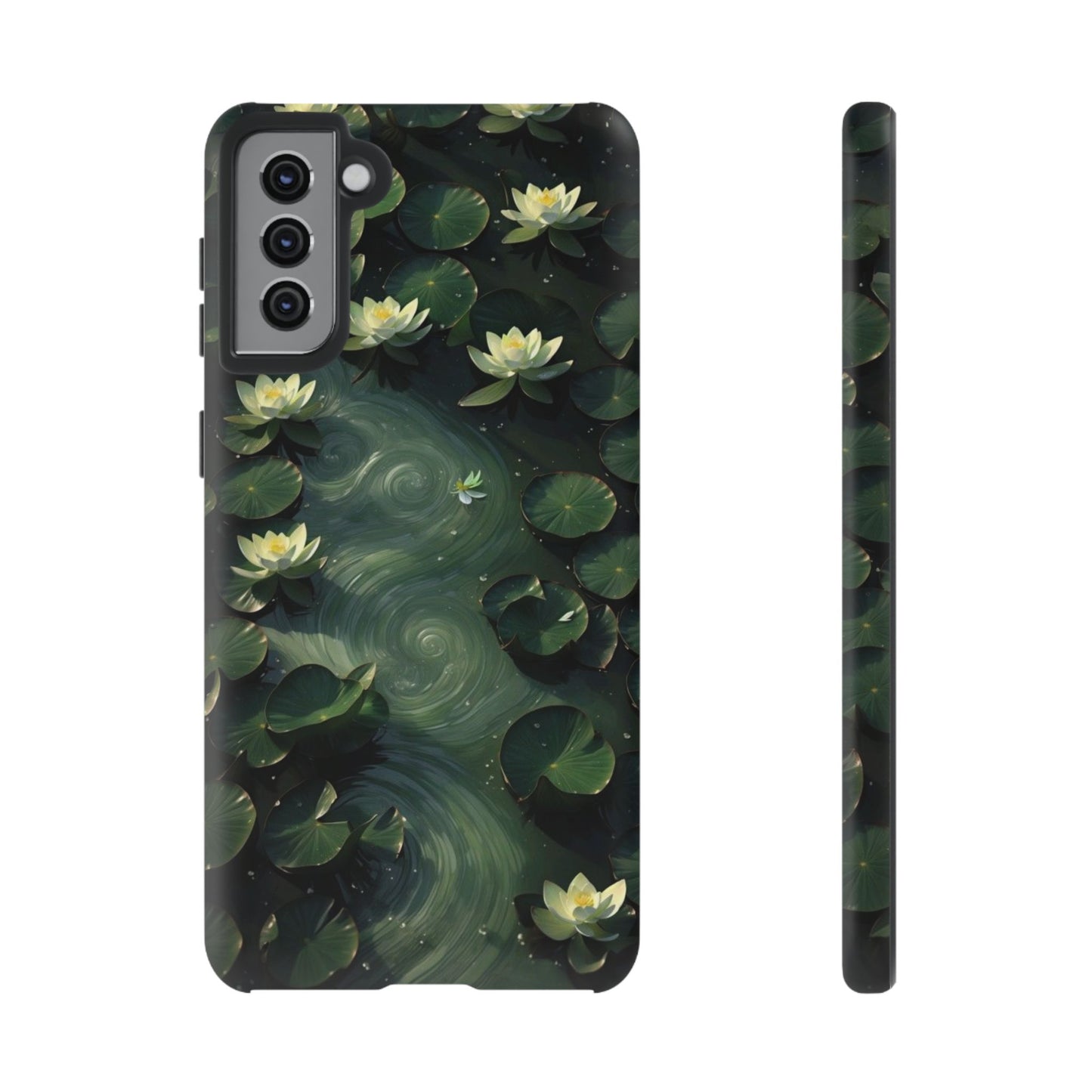 Lilypad Swirls iPhone Case