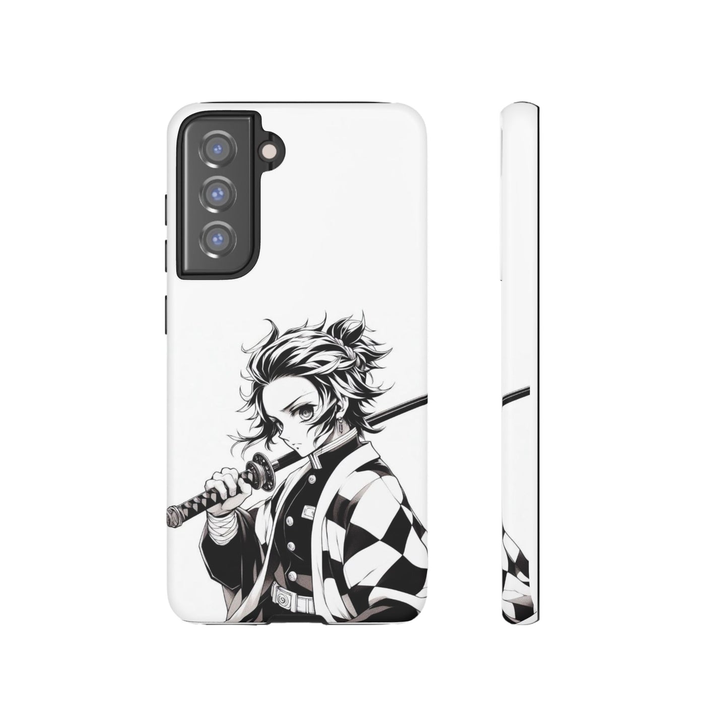 White Kamado Tanjiro Phone Case