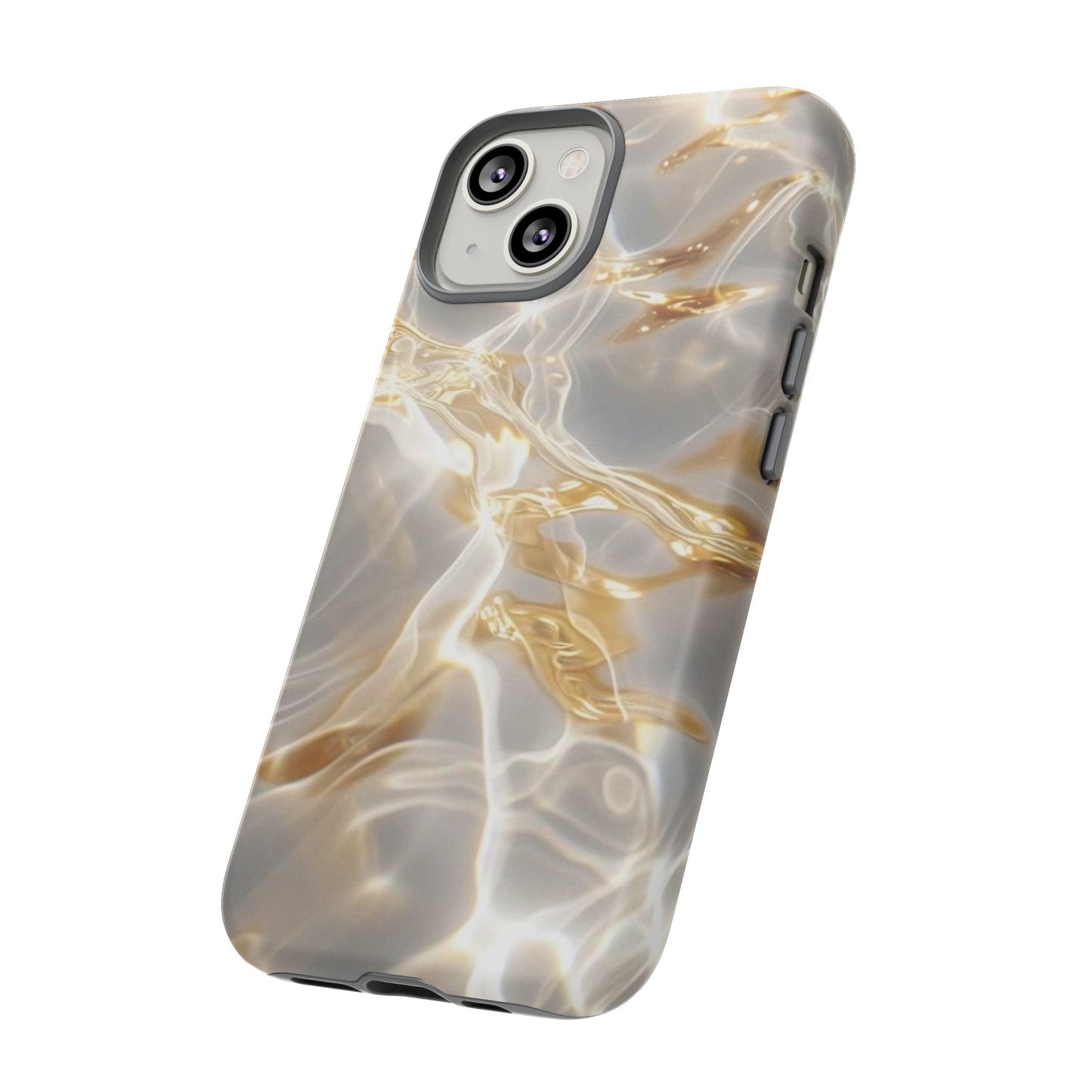 Golden Wave iPhone Case