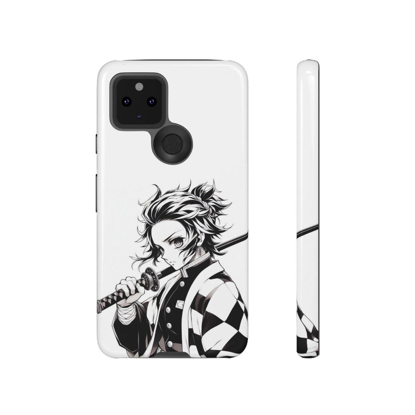 White Kamado Tanjiro Phone Case