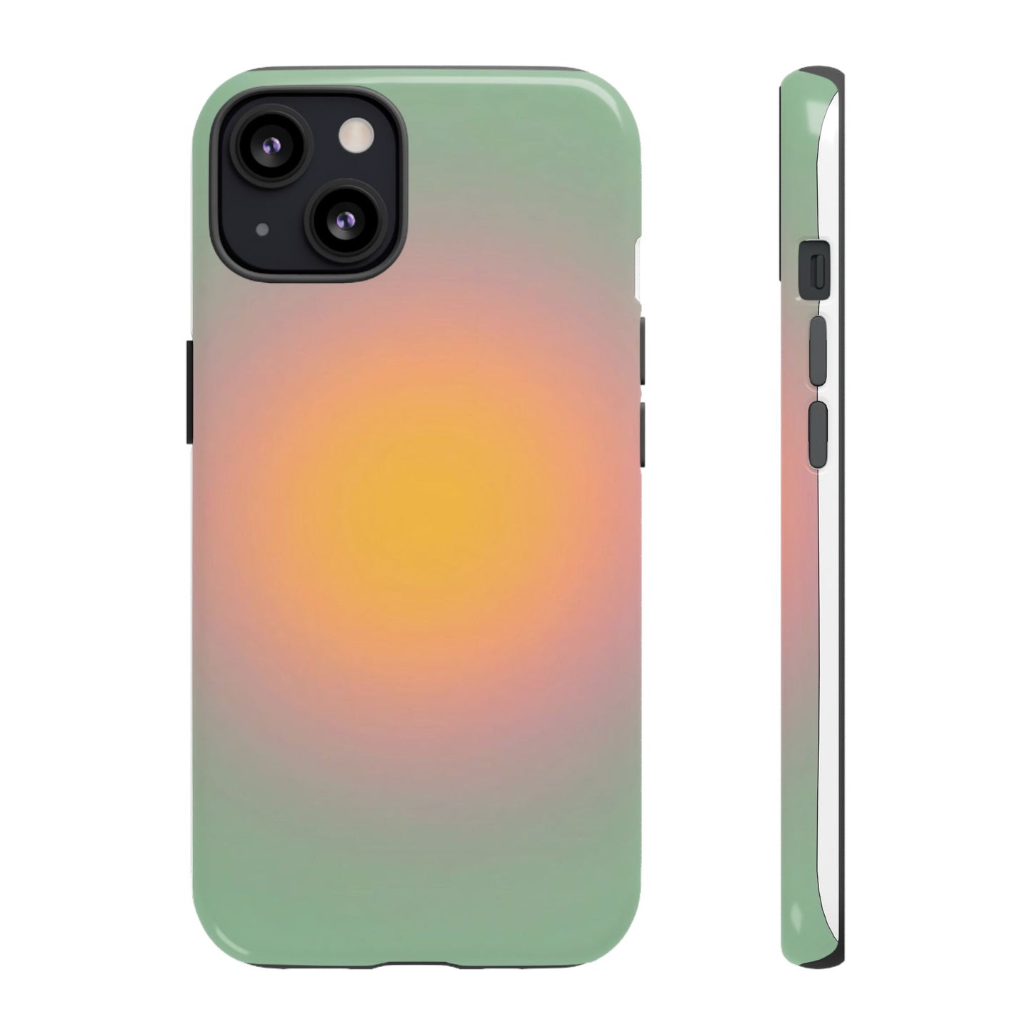 Sage & Orange iPhone Case