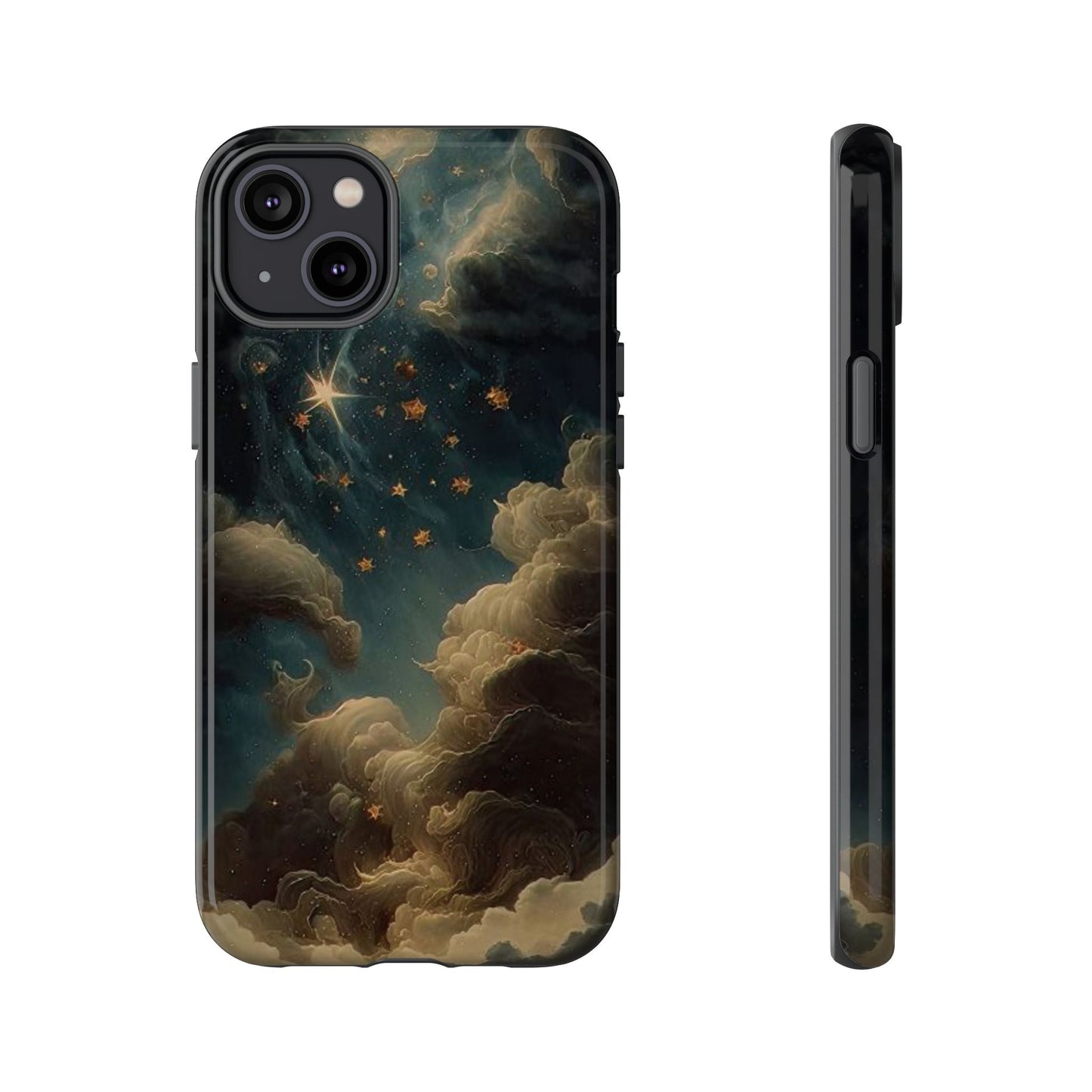 Cloudy Stars iPhone Case