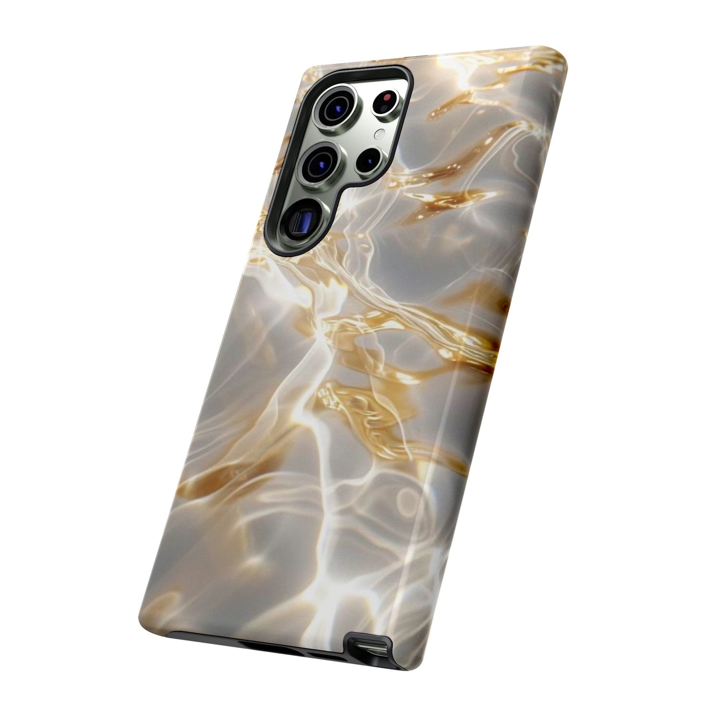 Golden Wave iPhone Case