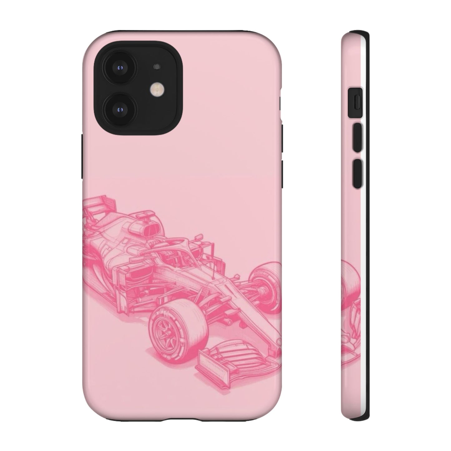 Pink Racecar iPhone Case