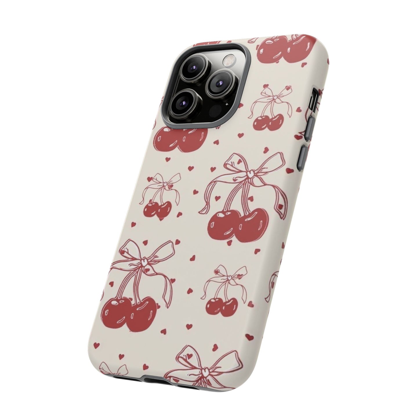 Cherry Bows iPhone Case