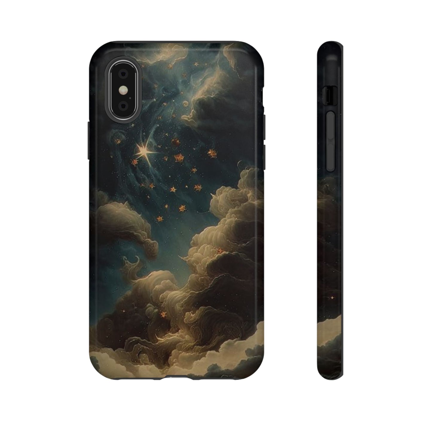 Cloudy Stars iPhone Case