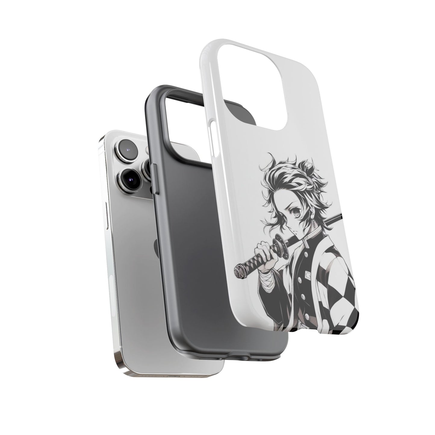 White Kamado Tanjiro Phone Case