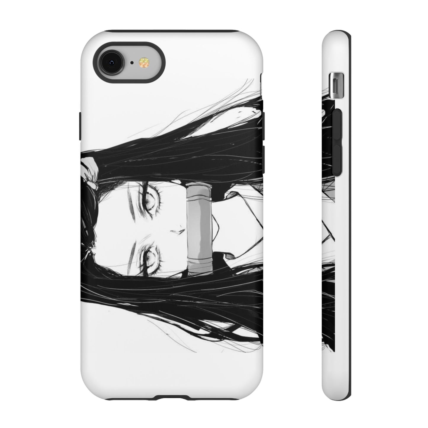 White Nezuko Kamado Clipart Phone Case