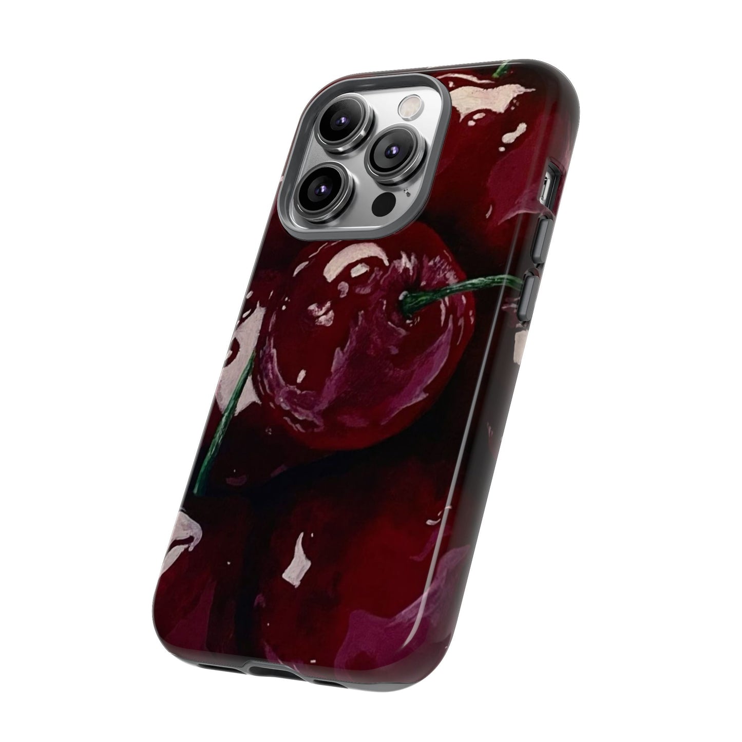 Cherry Painting iPhone Case