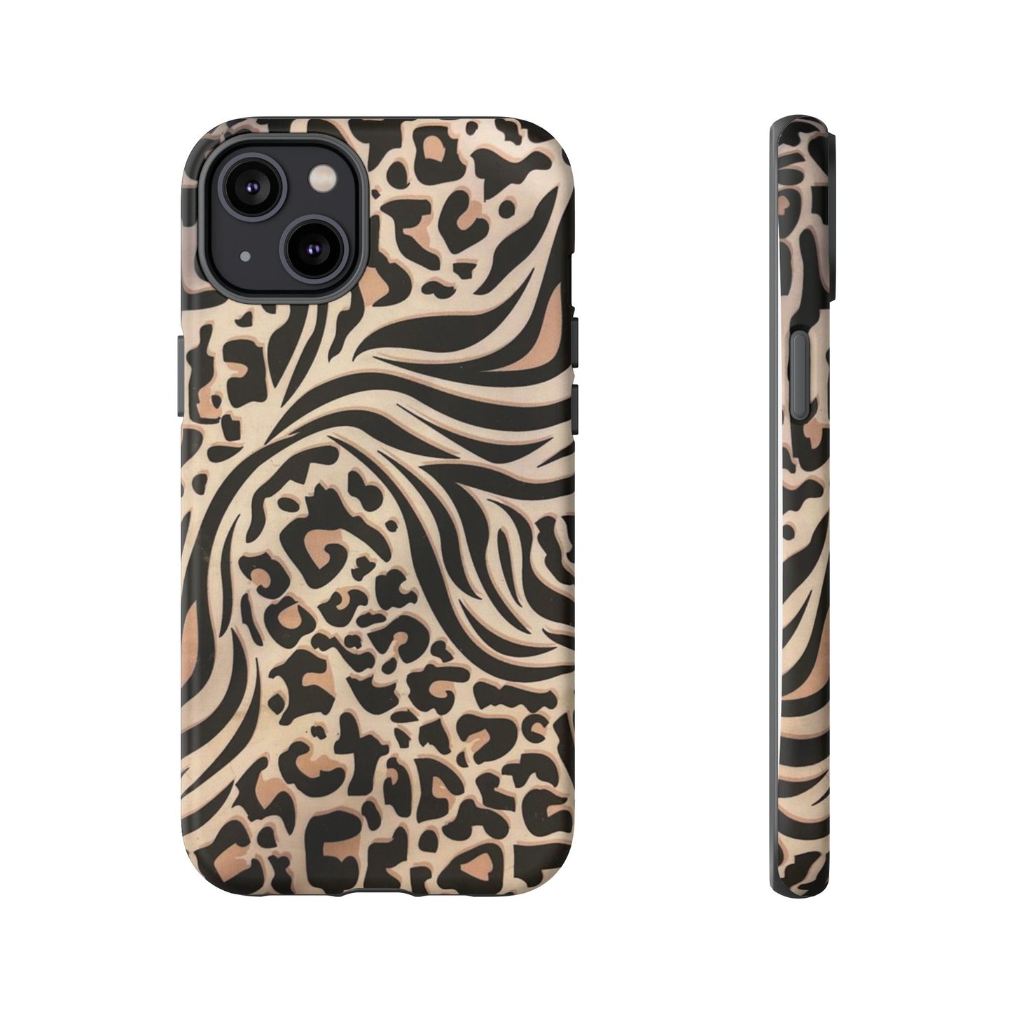 Cheetah Zebra iPhone Case