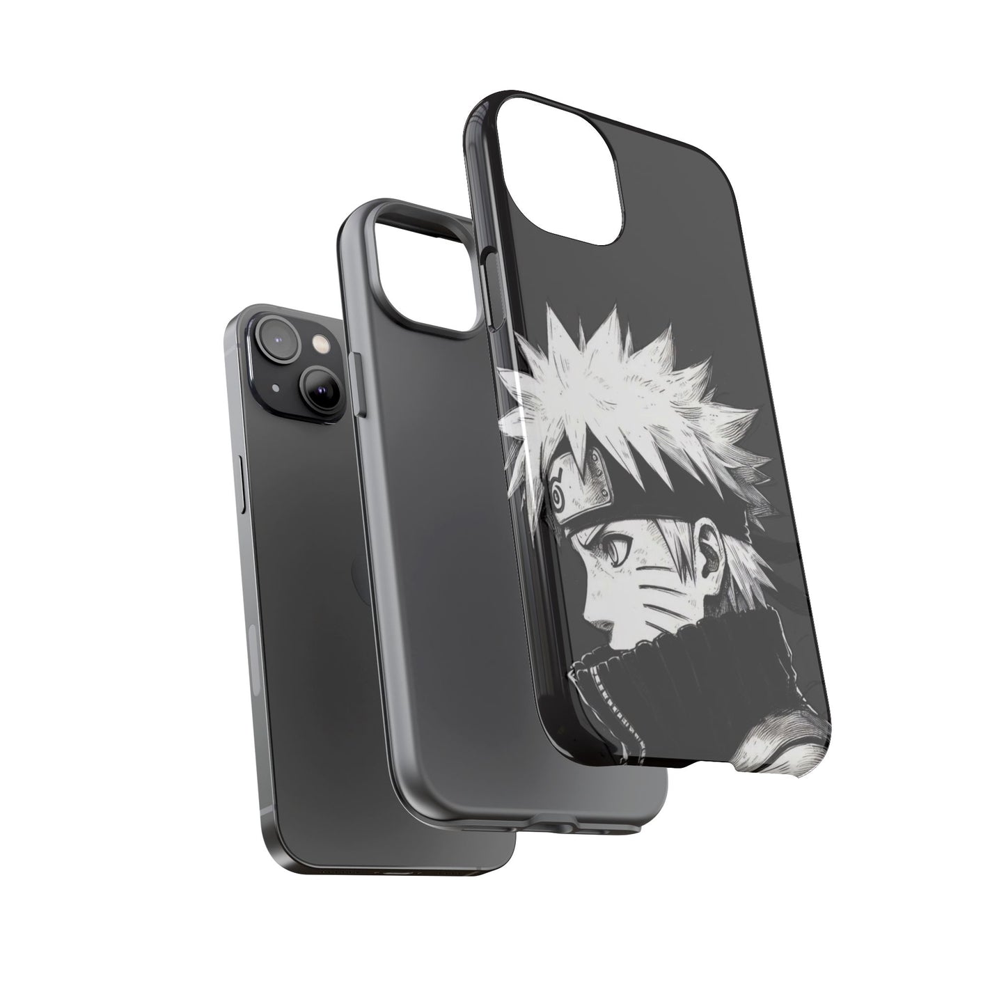 Black Naruto Clipart Phone Case