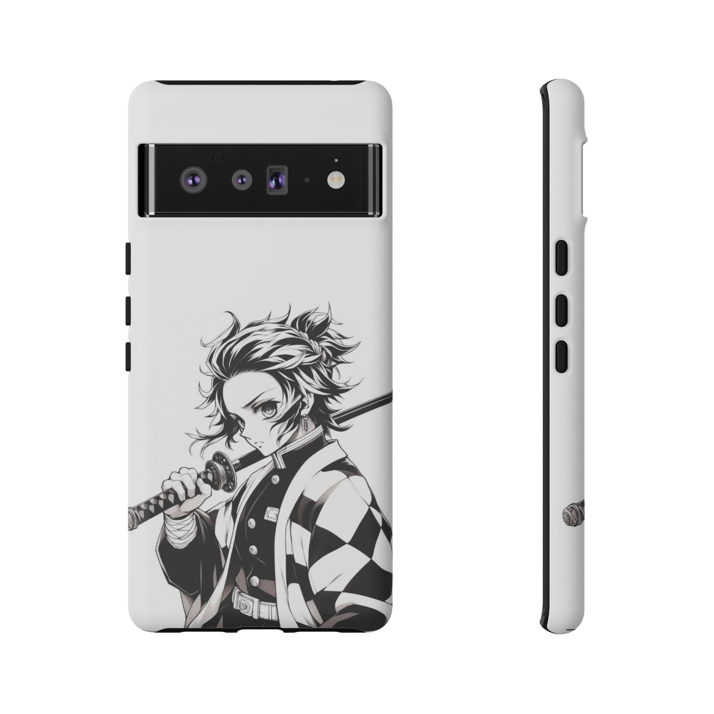 White Kamado Tanjiro Phone Case