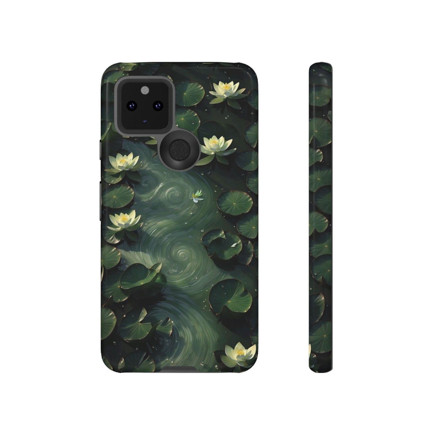 Lilypad Swirls iPhone Case