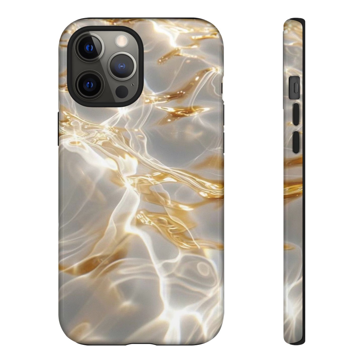 Golden Wave iPhone Case