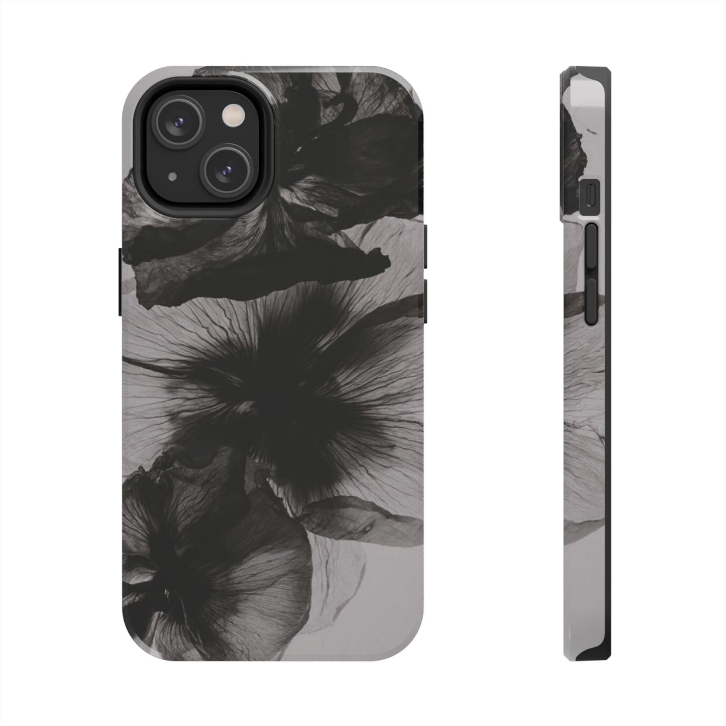 Black & White Floral iPhone Case